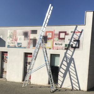 12 fokos alumínium létra bérlés Budapest 18. kerület és Gyál területén – Alk-Tech Kft.