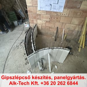 gipszlepcso-keszites-lepesenkent-ket-vegen-ivelt-03 gipszlepcso-keszites-lepesenkent-ket-vegen-ivelt-03 lépés: lépcsőfokok előformázása lépcső karakteréhez.