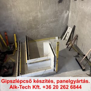huzott-gipszlepcso-indulo-fok-02 húzott gipszlépcső induló fok – 2. lépés