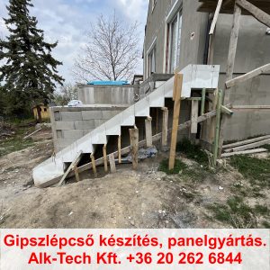 kulteri-gipszlepcso-egyenes-02 Egyenes kültéri gipszlépcső gipszbeton szerkezettel