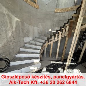 lebego-gipszlepcso-konzolos-íves-01 Íves lebegő gipszlépcső konzolos kialakítással
